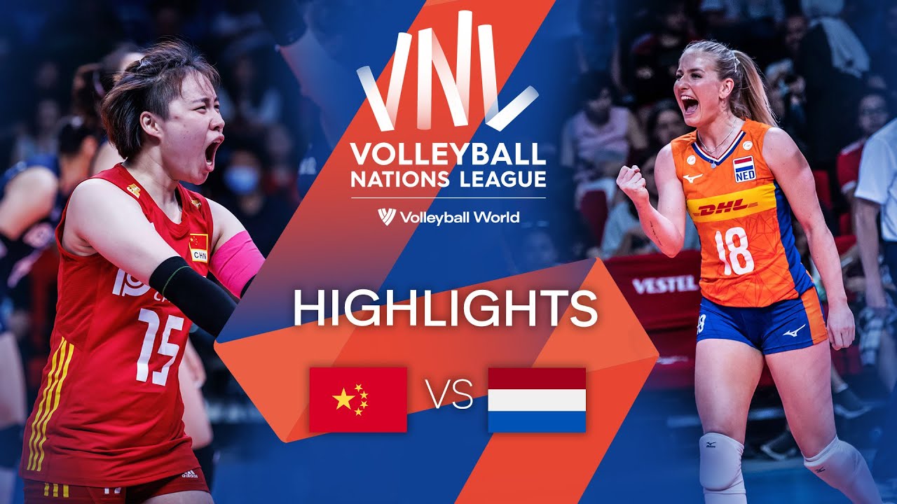 Chn Vs Ned Highlights Week Women S Vnl Vcp Volleyball