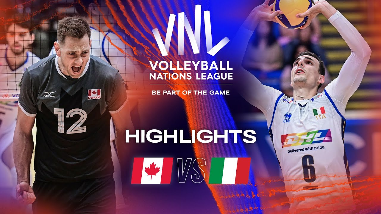 CAN Vs ITA Highlights Week 3 Men S VNL 2023 VCP Volleyball