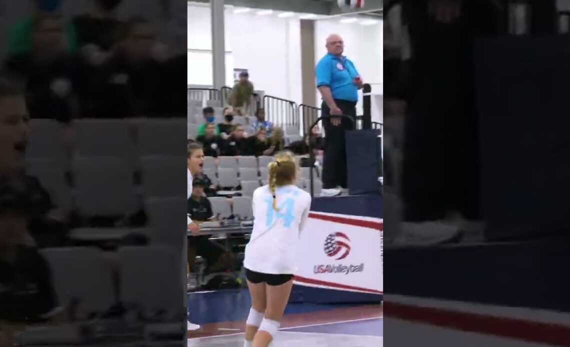 2021 Girls Junior National Championship 13 National Match Point | Wave | USAVshorts