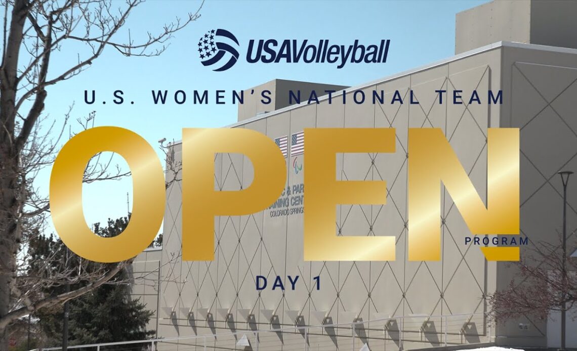 2022 U.S. Women's National Team Open Program | Day 1