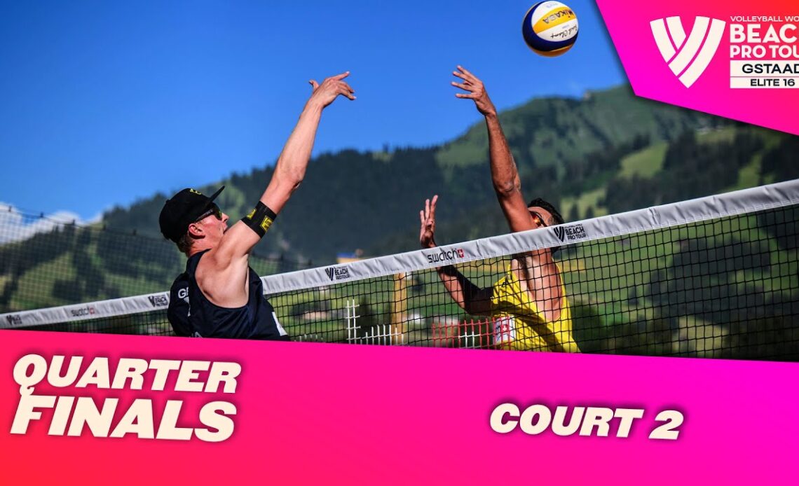 8.7.2022 | 18:00 | Gstaad - Men's Quarter-Final 2 | Court 2 | #BeachProTour