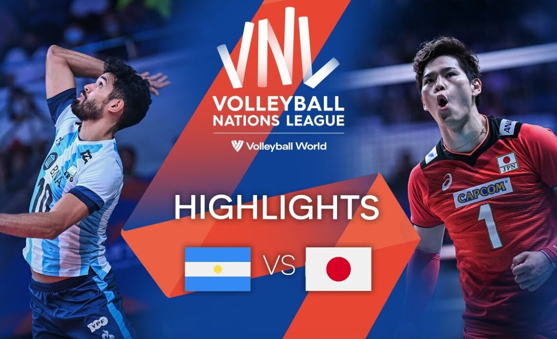 🇦🇷 ARG vs. 🇯🇵 JPN - Highlights Week 2 | Men's VNL 2022