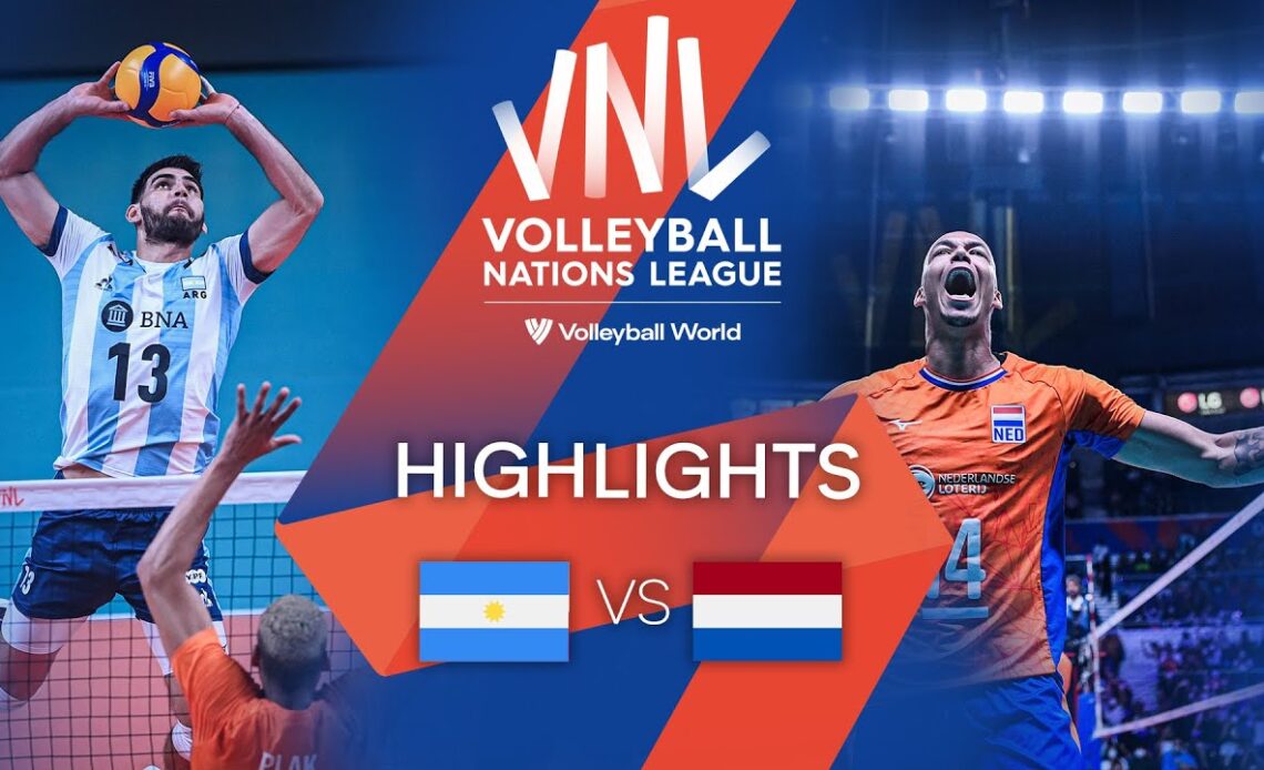 🇦🇷 ARG vs. 🇳🇱 NED - Highlights Week 2 | Men's VNL 2022