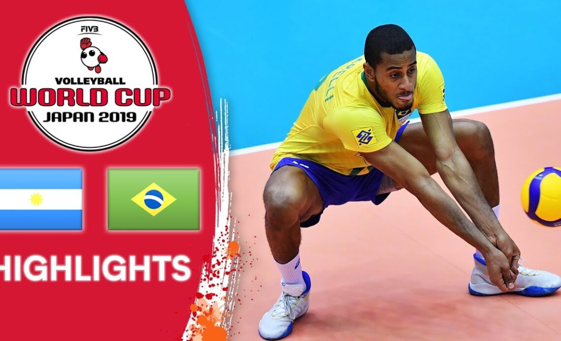 ARGENTINA vs. BRAZIL - Highlights | Men's Volleyball World Cup 2019