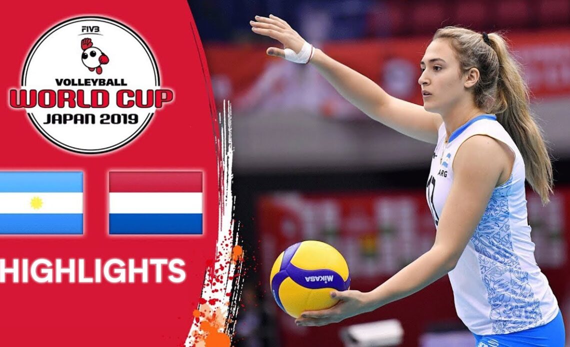 ARGENTINA vs. NETHERLANDS - Highlights | Women's Volleyball World Cup 2019