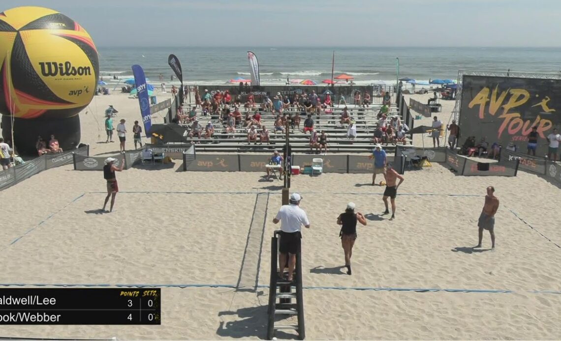 AVP Atlantic City 2022 | Caldwell/Lee Vs Cook/Webber | Stadium Court | Main Draw