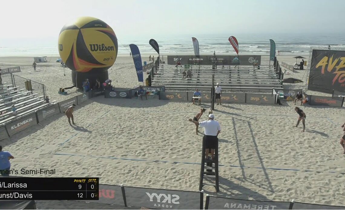 AVP Atlantic City 2022 | Lili/Larissa VS Gunst/Davis | Stadium Court | Women's Winner Semi-Final