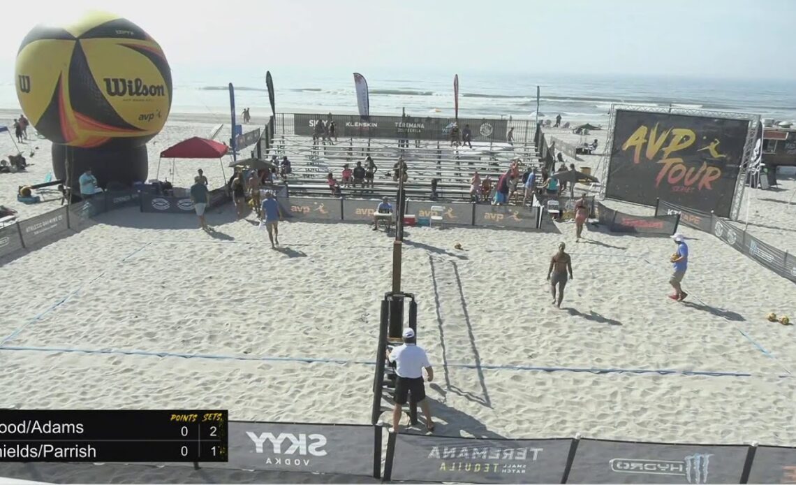 AVP Atlantic City 2022 | Wood/Adams VS Shields/Parrish | Stadium Court | Main Draw