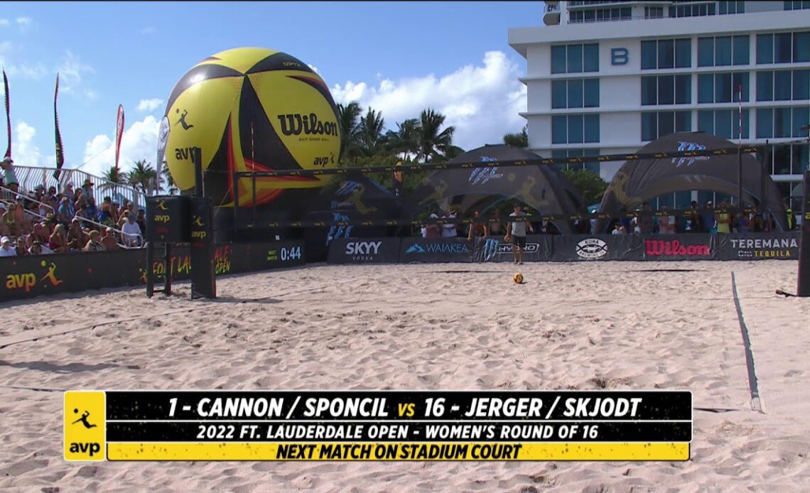 AVP Fort Lauderdale | Cannon/Sponcil vs. Jerger/Skjodt | Stadium Court | Pro Series
