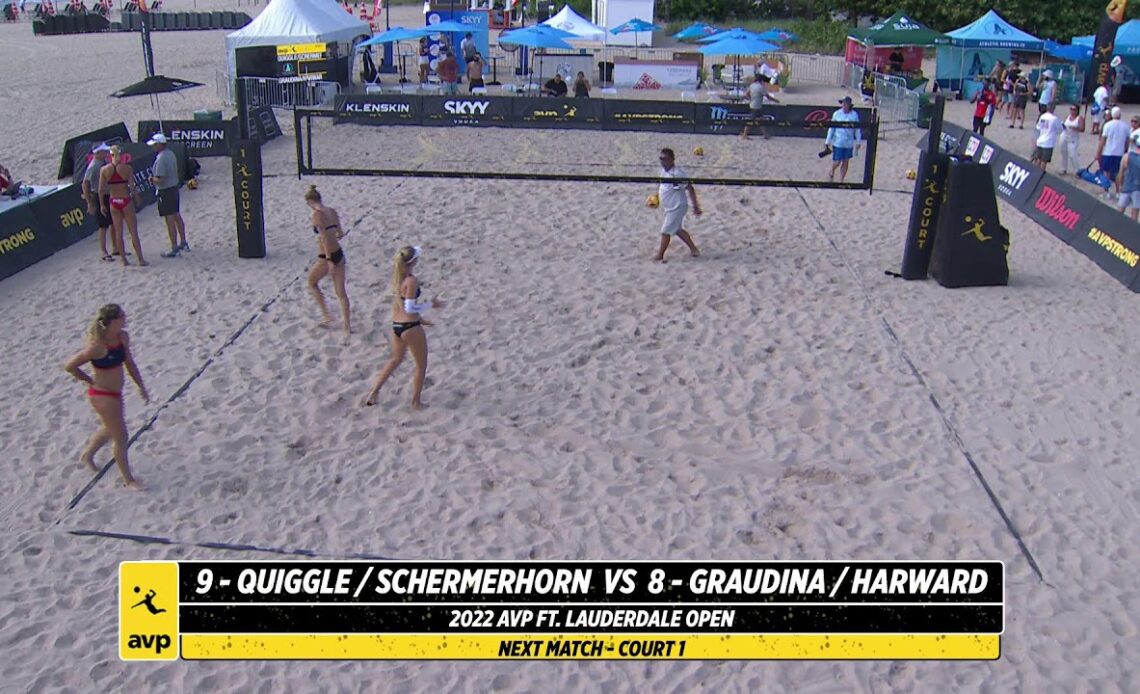 AVP Fort Lauderdale | Graudina/Harward vs. Quiggle/Schermerhorn | Court 1 | Pro Series