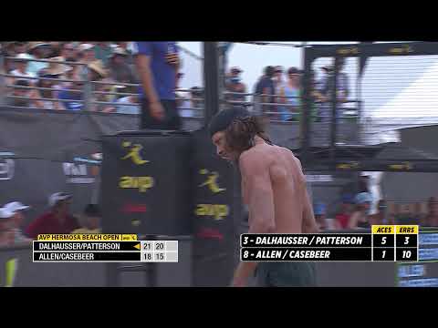 AVP Hermosa 2022 | Dalhausser/Patterson vs. Casebeer/Allen | Stadium Court | Pro Series