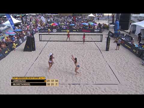 AVP Hermosa 2022 | Larissa/Lili vs. Hildreth/Hodel | Court 1 | Pro Series