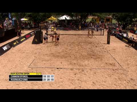 AVP Pro Series Austin Open | Cannon/Sponcil vs. Rodriguez/Simo | Court 1 | Friday