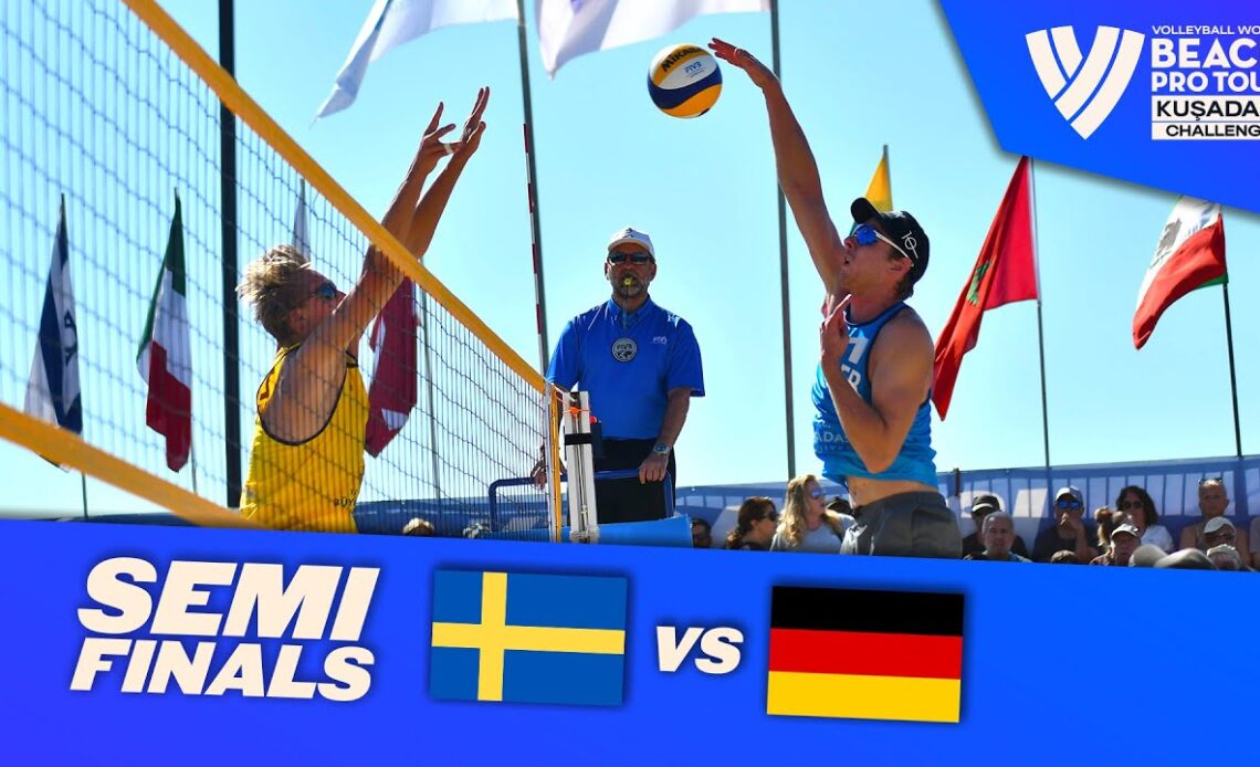 Åhman/Hellvig vs. Wickler/Ehlers - Semi-Final Highlights Kusadasi 2022 #BeachProTour