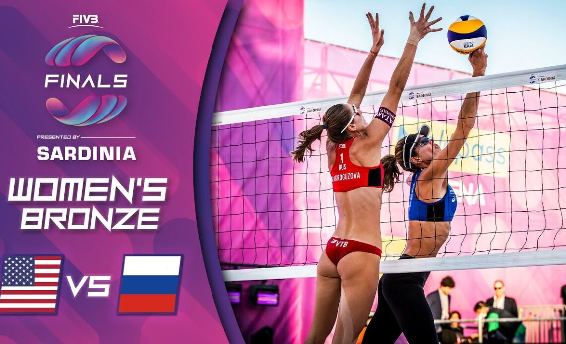 Alix/April vs Makroguzova/Kholomina - Women's Bronze | World Tour Finals 2021