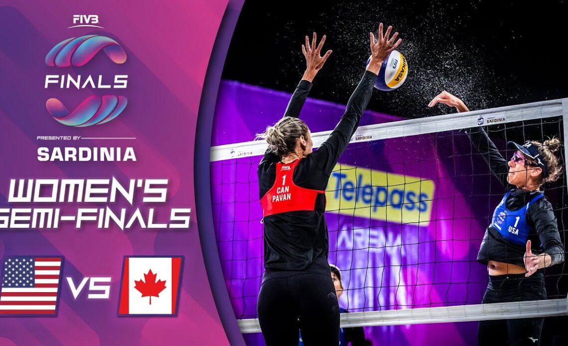 Alix/April vs. Pavan/Melissa - Women's Semi-Final | World Tour Finals 2021