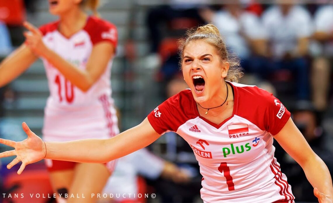 Amazing Volleyball setter from Poland - Nowicka Julia | VNL 2021