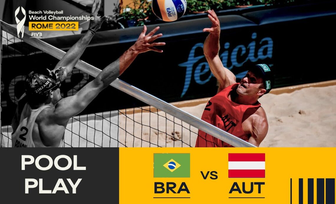 Andre/George 🇧🇷 vs. Huber, A./Dressler 🇦🇹 - Pool Play Highlights Rome 2022 #BeachWorldChamps