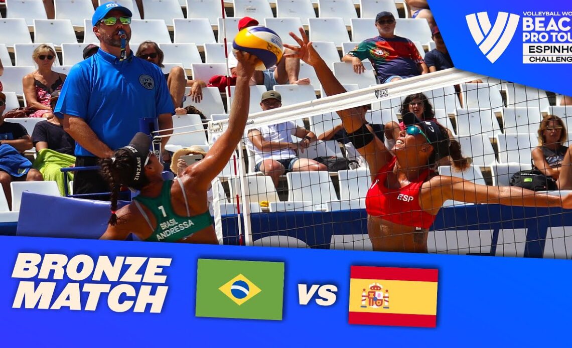 Andressa/Vitoria vs. Soria/González - Bronze Match Highlights Espinho 2022 #BeachProTour
