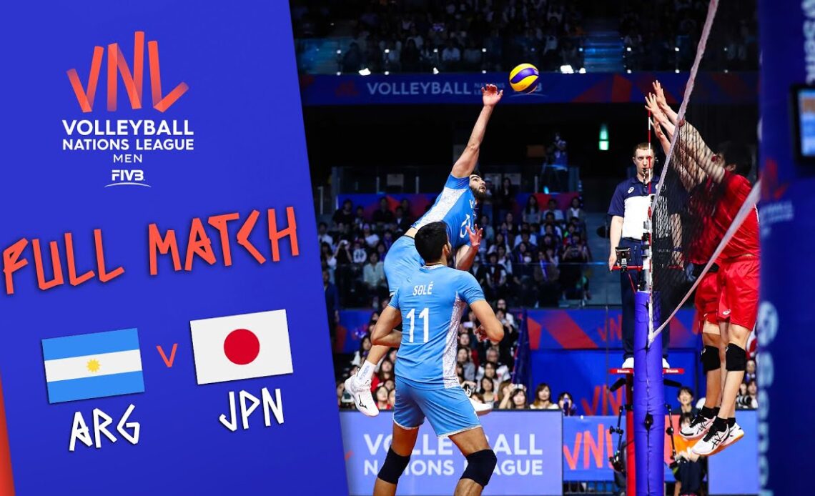 Argentina 🆚 Japan - Full Match | Men’s Volleyball Nations League 2019