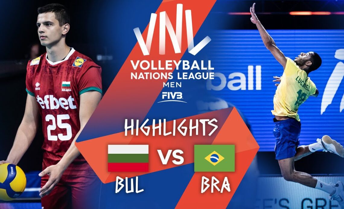 BUL vs. BRA - Highlights Week 3 | Men's VNL 2021