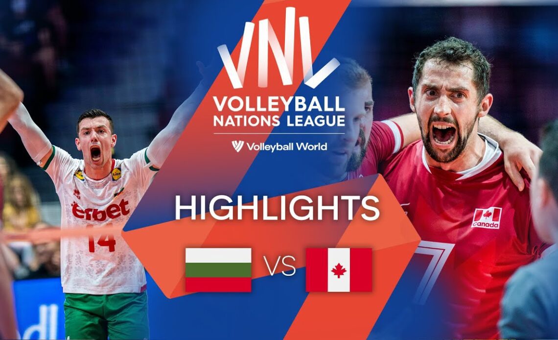 🇧🇬 BUL vs. 🇨🇦 CAN - Highlights Week 1 | Men's VNL 2022