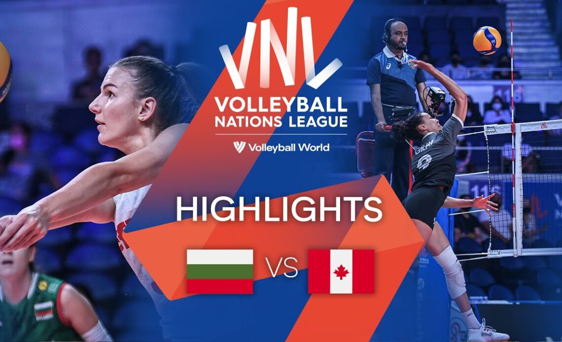 🇧🇬 BUL vs. 🇨🇦 CAN - Highlights Week 2 | Women's VNL 2022