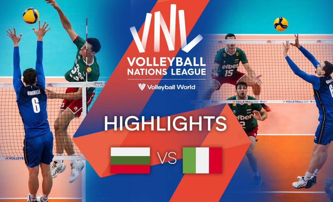 🇧🇬 BUL vs. 🇮🇹 ITA - Highlights Week 3 | Men's VNL 2022