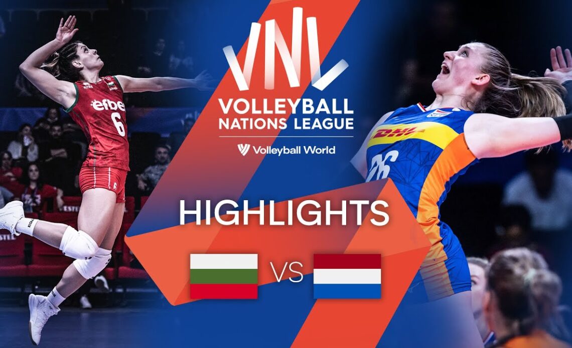🇧🇬 BUL vs. 🇳🇱 NED - Highlights Week 1 | Women's VNL 2022