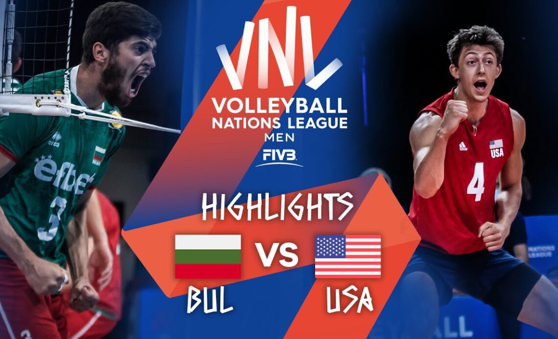 BUL vs. USA - Highlights Week 5 | Men's VNL 2021