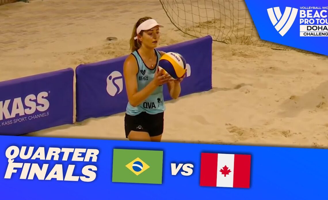 Barbara/Carol vs. Megan/Nicole - Quarterfinal Highlights of Doha 2022 #BeachProTour