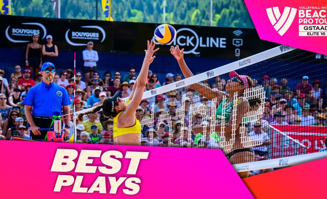 Best Blocks of the tournament! 🔥  Highlights Gstaad 2022 #BeachProTour