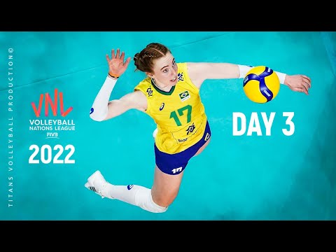 Best Volleyball SPIKES VNL 2022 - Highlights DAY 3