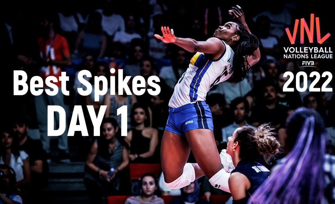 Best Volleyball Spikes VNL 2022 - Highlights DAY 1
