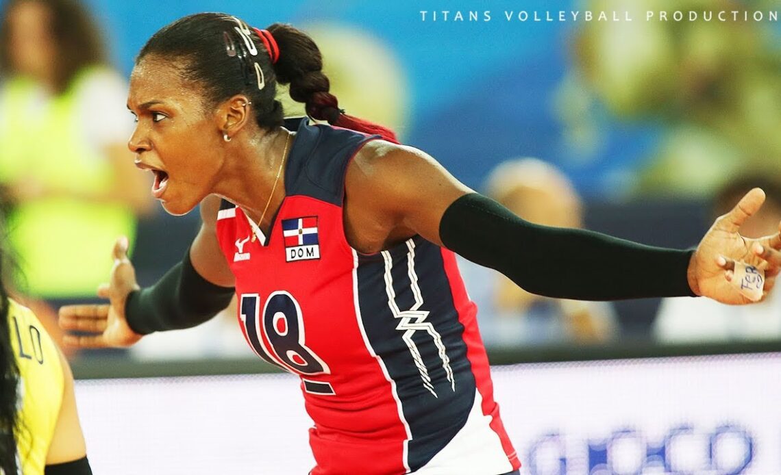 Bethania De La Cruz De Pena - Incredible Volleyball Spikes 3rd meter spikes | Best Blocks