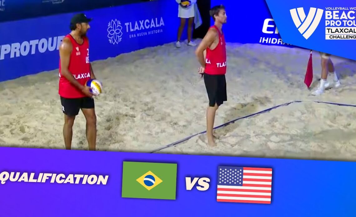 Bruno Schmidt/Saymon vs. Crabb/ Sander - Match Highlights | Qualification | Tlaxcala 2022