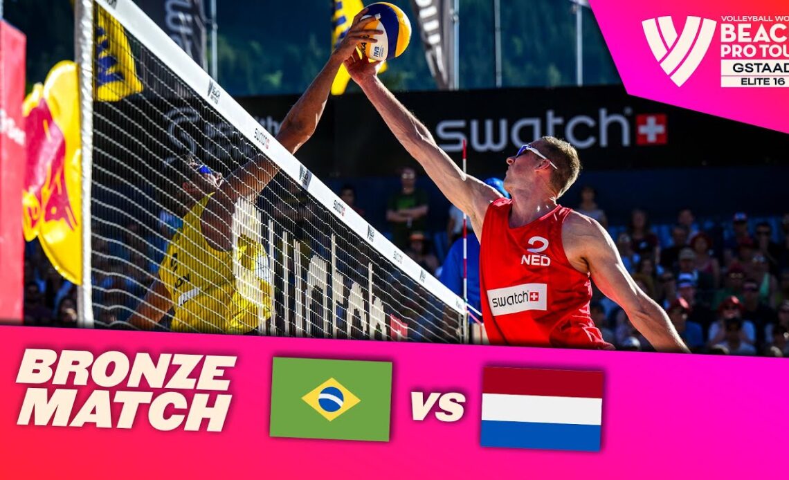 Bruno Schmidt/Saymon 🇧🇷 vs. Varenhorst/van de Velde 🇳🇱 - Bronze Match Highlights Gstaad 2022