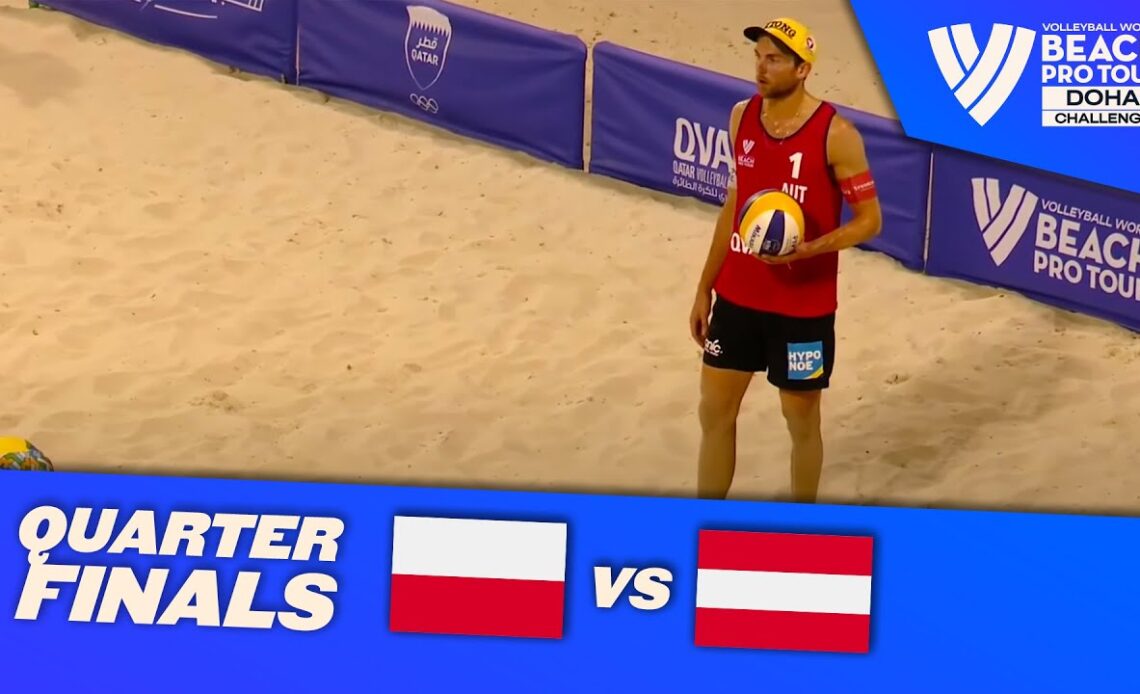 Bryl/Losiak vs. Seidl, R./Waller - Quarterfinal Highlights of Doha 2022 #BeachProTour