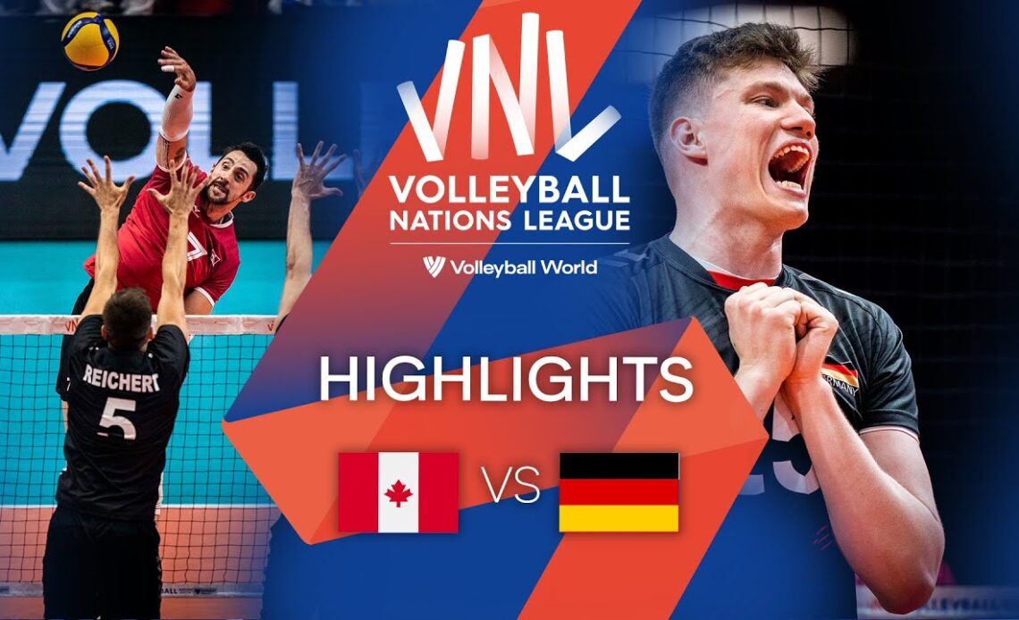 🇨🇦 CAN vs. 🇩🇪 GER - Highlights Week 1 | Men's VNL 2022