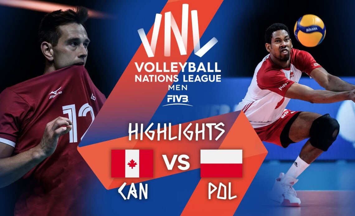 CAN vs. POL - Highlights Week 4 | Men's VNL 2021
