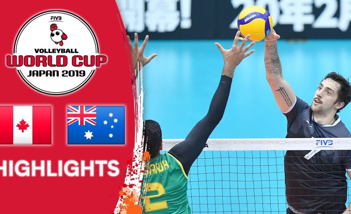 CANADA vs. AUSTRALIA - Highlights | Men's Volleyball World Cup 2019