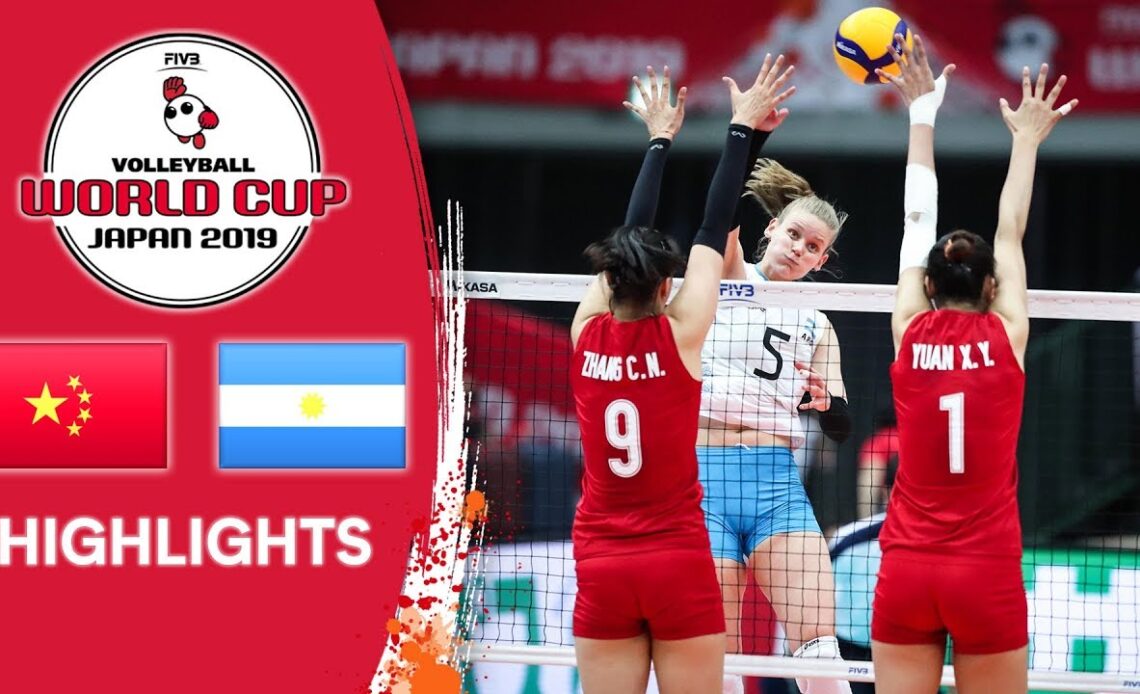 CHINA vs. ARGENTINA - Highlights | Women's Volleyball World Cup 2019