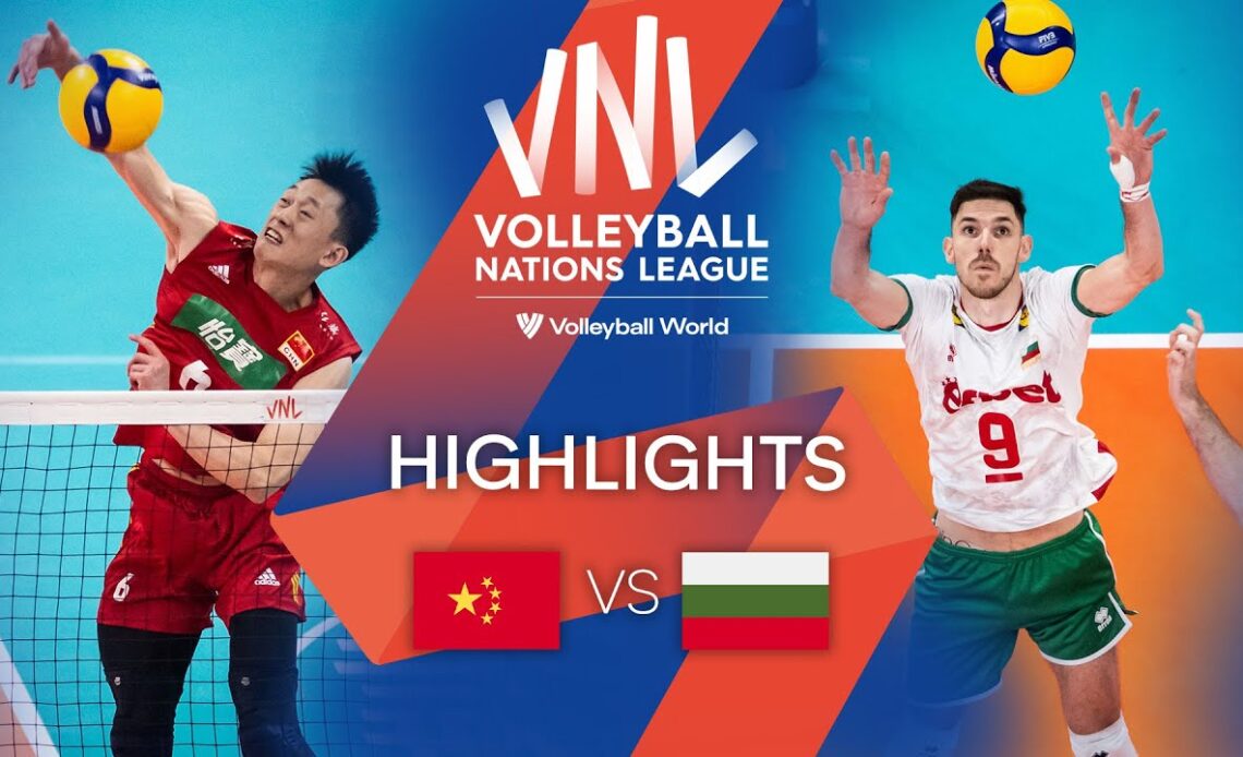 🇨🇳 CHN vs. 🇧🇬 BUL - Highlights Week 3 | Men's VNL 2022