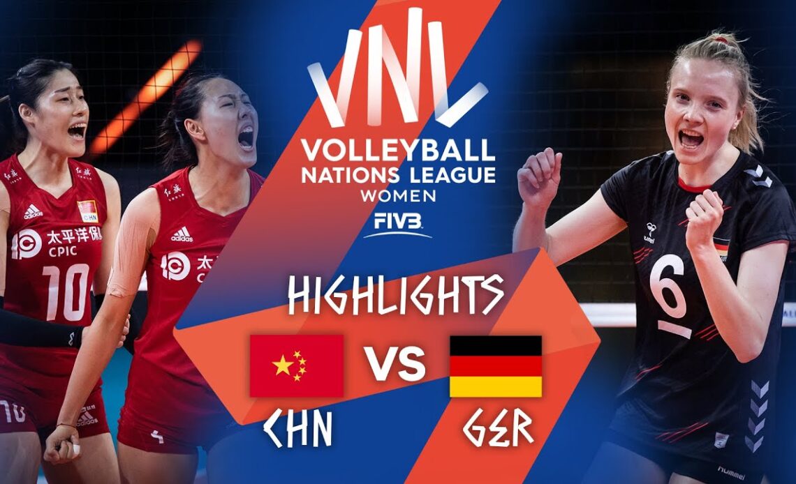 CHN vs. GER - Highlights Week 2 | Women's VNL 2021