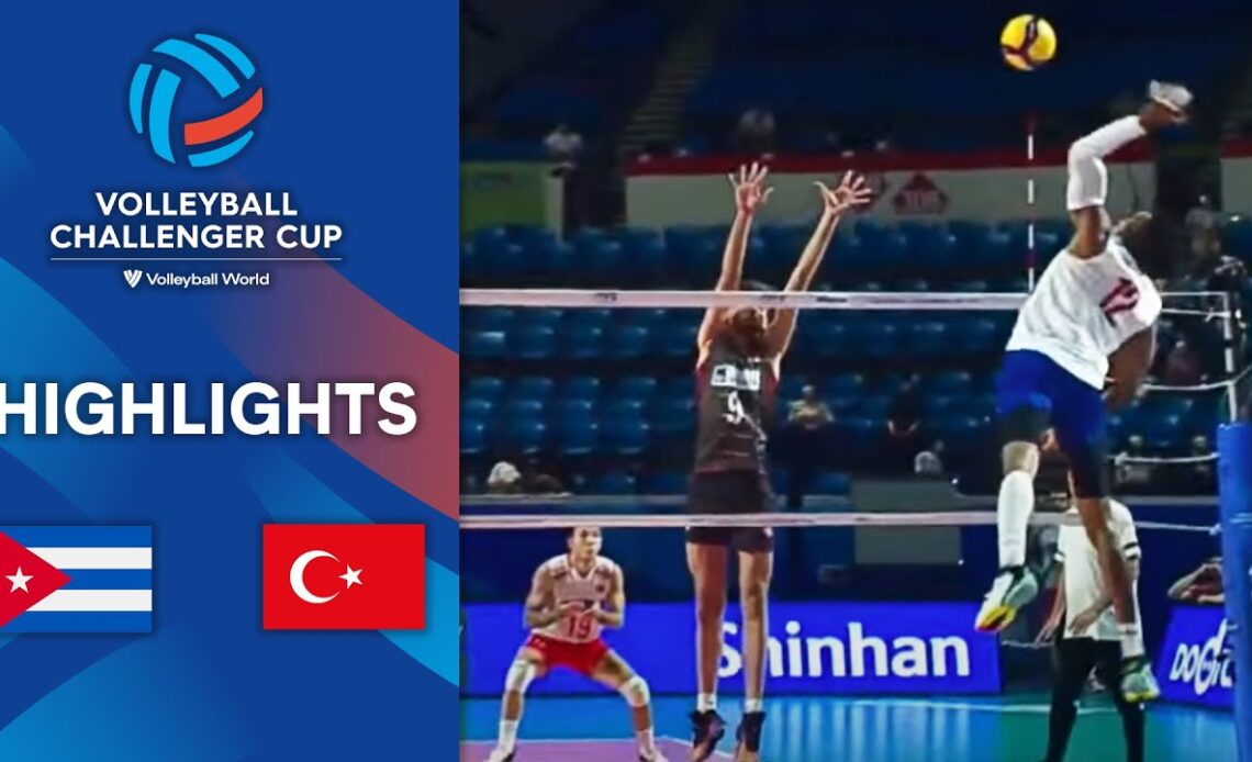 🇨🇺 CUB vs. 🇹🇷 TÜR - Highlights Week 3 | Men's Challenger Cup 2022