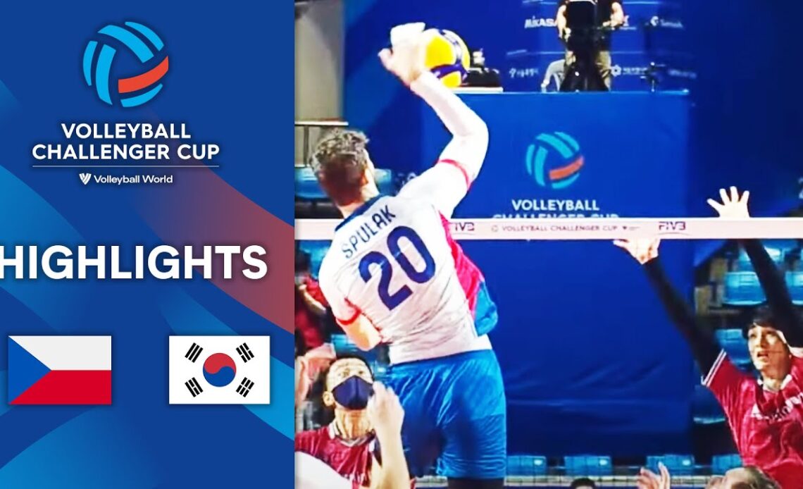 🇨🇿 CZE vs. 🇰🇷 KOR - Highlights Week 3 | Men's Challenger Cup  2022