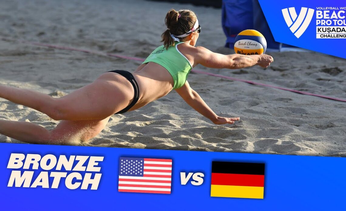 Cannon/Sponcil vs. Ittlinger/Schneider - Bronze Highlights Kusadasi 2022 #BeachProTour