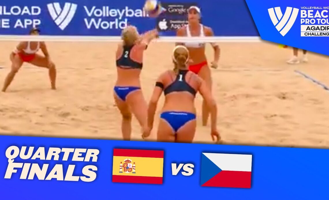 Carro/Lobato vs. Hermannova/Stochlova - Quarter Final Highlights Agadir 2022 #BeachProTour