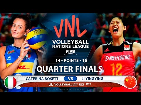 Caterina Bosetti vs Li Yingying | Italy vs China | Quarter Finals | Highlights | VNL 2022 (HD)