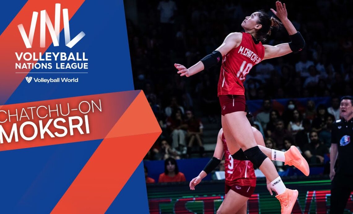 Chatchu-On Moksri  🇹🇭  best plays of the 1st VNL week 🏐 | Women's VNL 2022